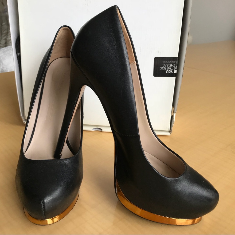 Black stilettos